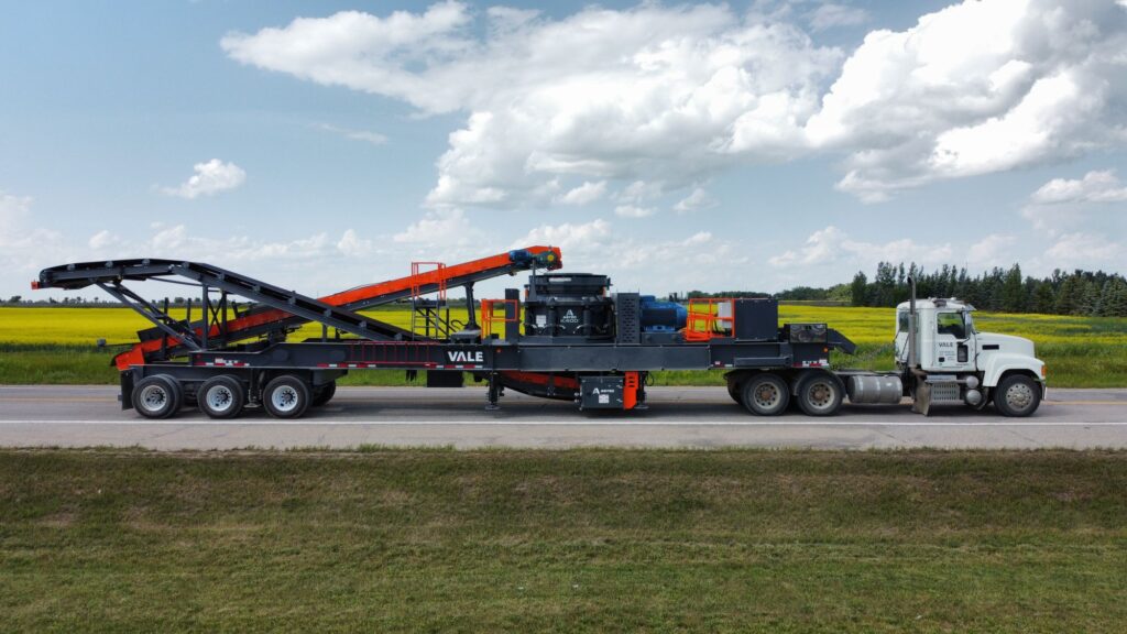 Astec K400 Cone Crusher with In and Out Conveyors.