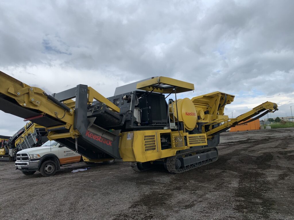 Keestrack B5 jaw crusher.