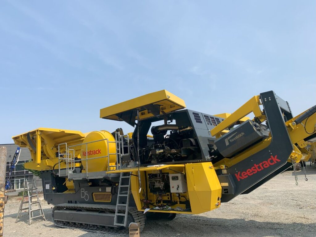 Keestrack B5 jaw crusher.